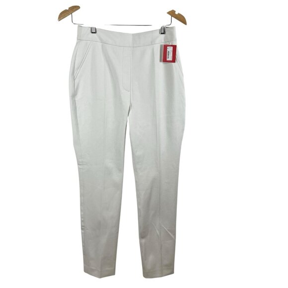 New Spanx Soft Stretch Pull-on Slim Straight Pants in Classic White size Small - Picture 1 of 11